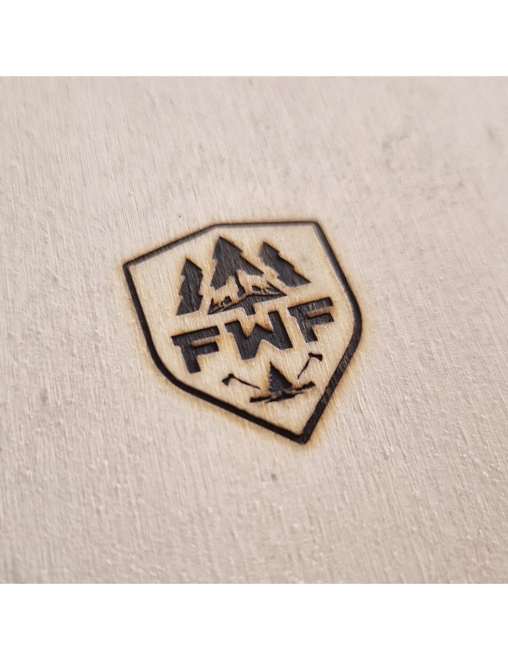Prostokątny stempel do wypalania na gorąco logo na burgerach, drewnie i skórze