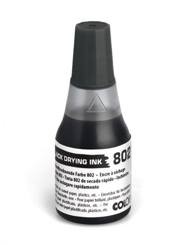 Tusz szybkoschnący w butelce 25 ml do folii, metalu, drewna i plastiku