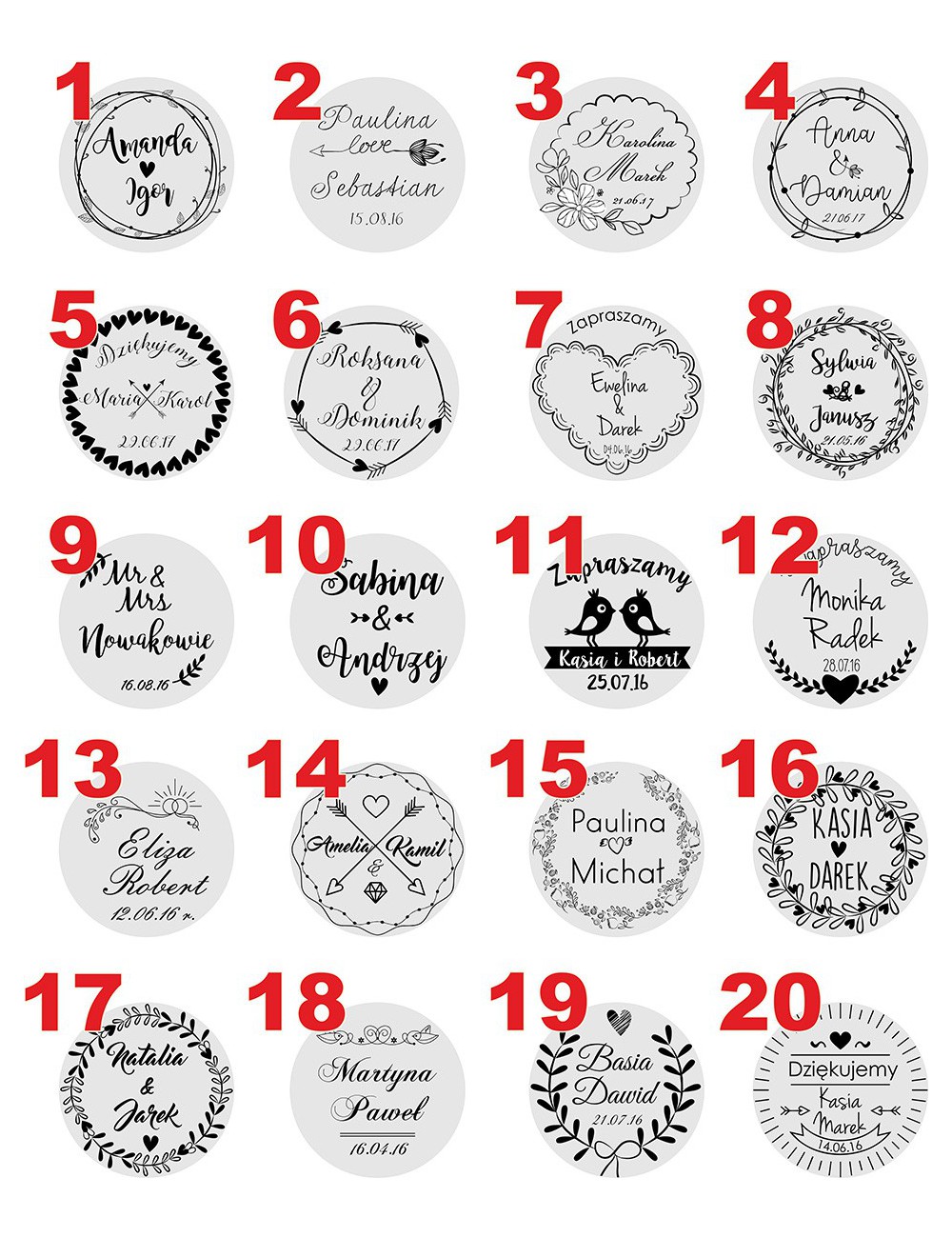 Stempel 50 mm pieczątka...
