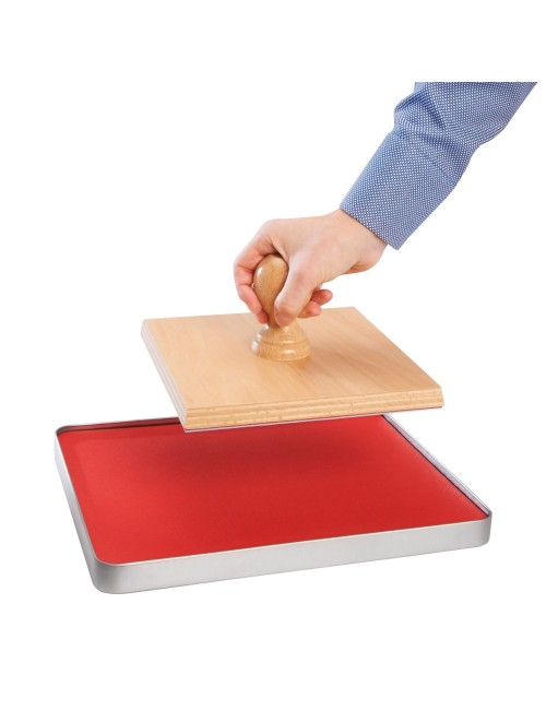 Poduszka wielkoformatowa do stempli TOP PAD 2 i 3 | metalowa obudowa