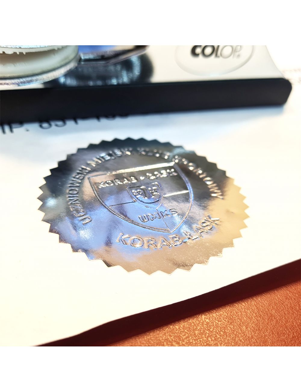 Suchy stempel dla prawnika,...