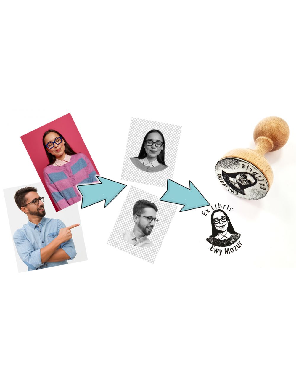 Stempel na prezent Ex...