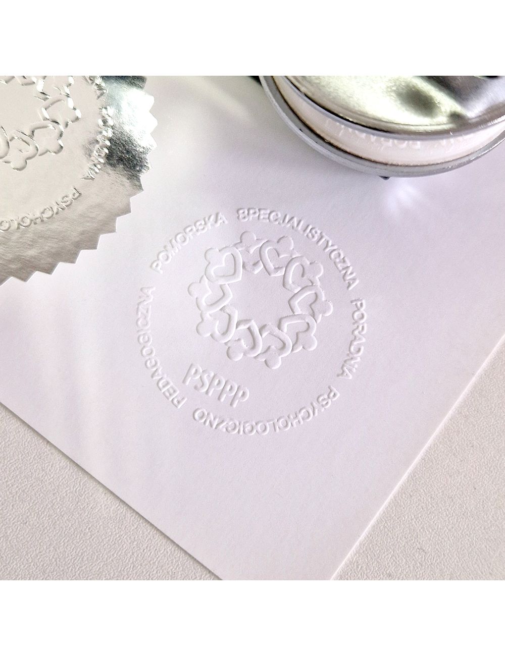 Suchy stempel 50 x 25 mm z...