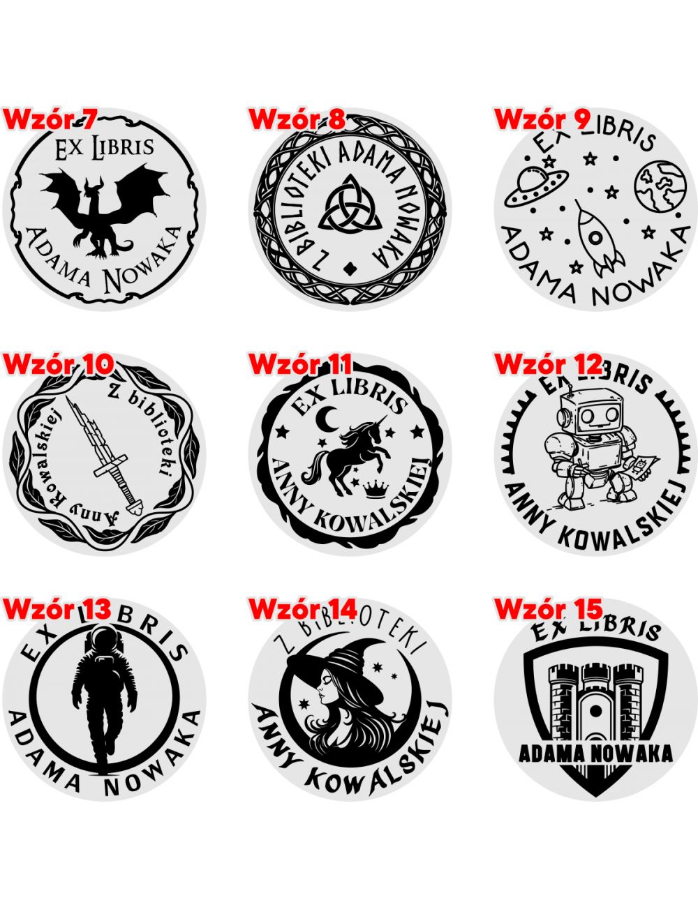 Stempel Ex Libris 40 mm w...