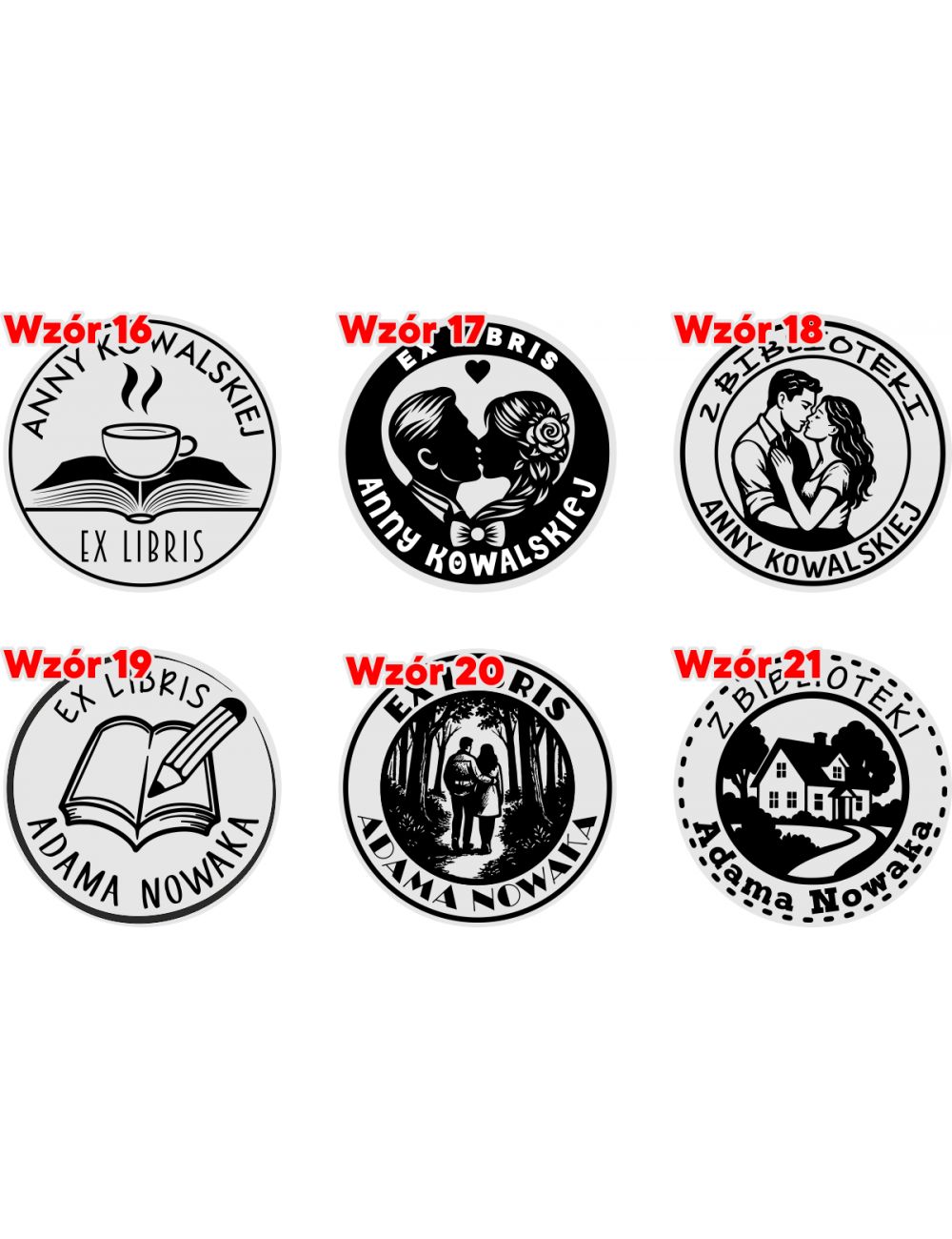 Stempel Ex Libris 40 mm w...